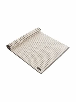 Kylpyhuonetekstiilit|Möve Eden-kylpyhuonematto 60 x 130 cm 081 NATURE/BLACK