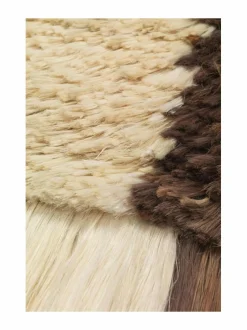 Huovat & Päiväpeitot|Ferm Living Edge-seinämatto 110 x 50 cm OFF-WHITE/COFFEE