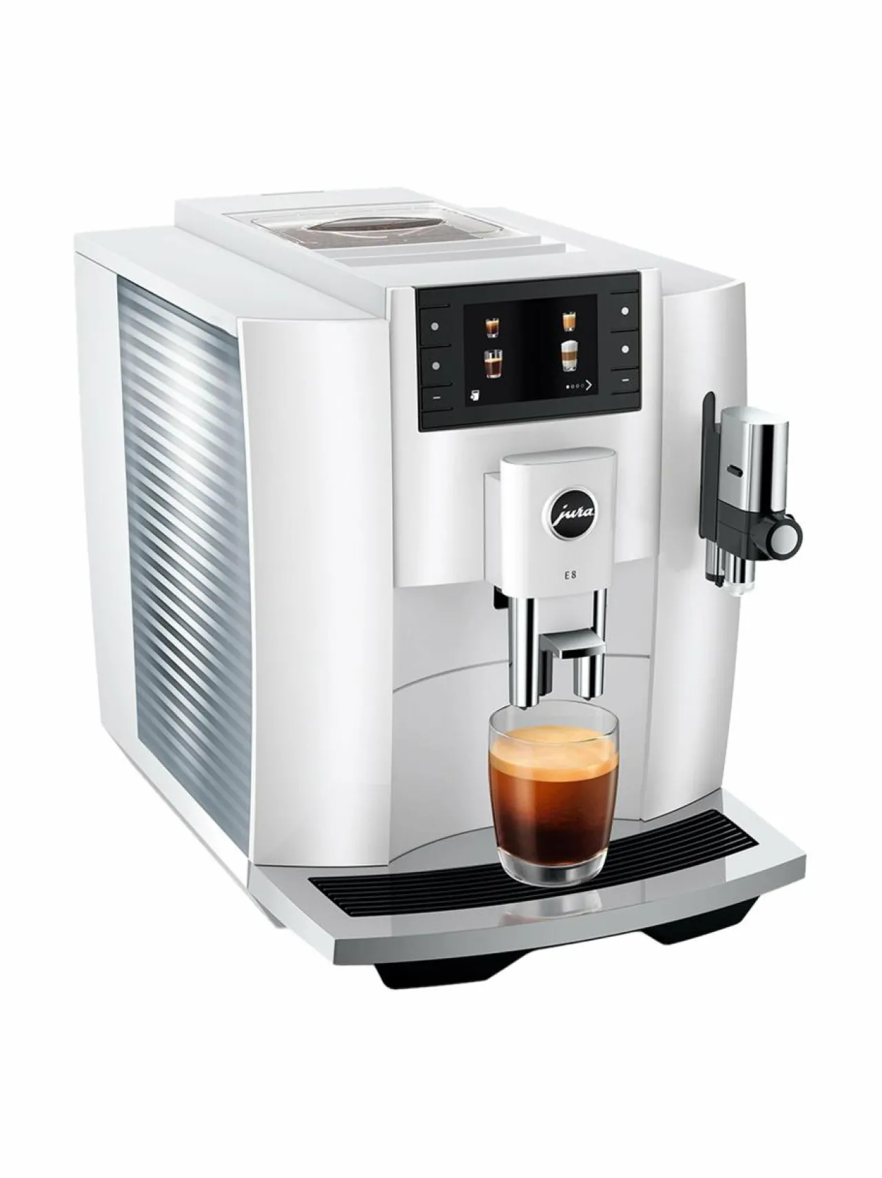 Kahvin- & Vedenkeittimet|Jura E8-kahvikone WHITE