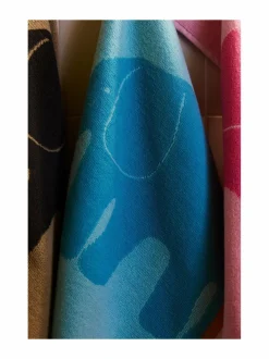 Kylpyhuonetekstiilit|Finlayson Elefantti Vapaa -käsipyyhe TURQUOISE/ORANGE