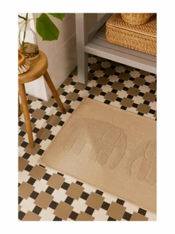 Kylpyhuonetekstiilit|Finlayson Elefantti-kylpymatto 50 x 80 cm BEIGE