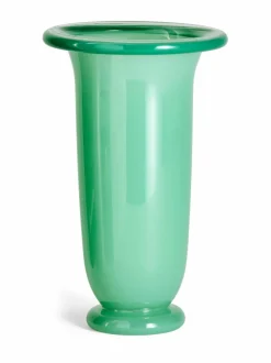 Koriste-Esineet|HAY Empire Large -maljakko GREEN WITH DARK GREEN RIM