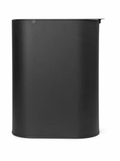 Koriste-Esineet|Ferm Living Enkel-teräsroskakori BLACK