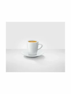 Kahvin- & Vedenkeittimet|Jura Espressokuppi ja aluslautanen 2 kpl WHITE