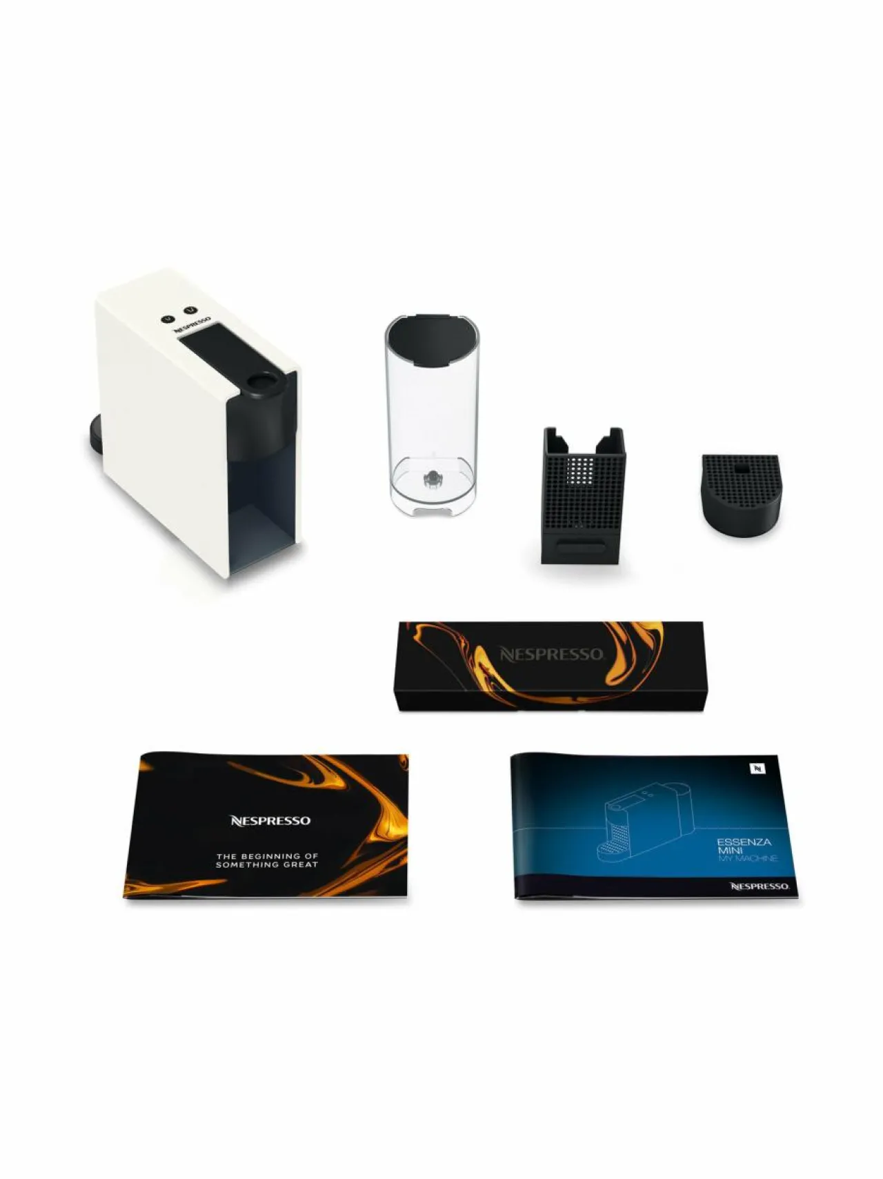 Kahvin- & Vedenkeittimet|Nespresso Essenza Mini -kahvikone By Krups WHITE