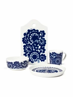 Lautaset & Kulhot|Arabia Esteri-kulho 13 cm SININEN/VALKOINEN