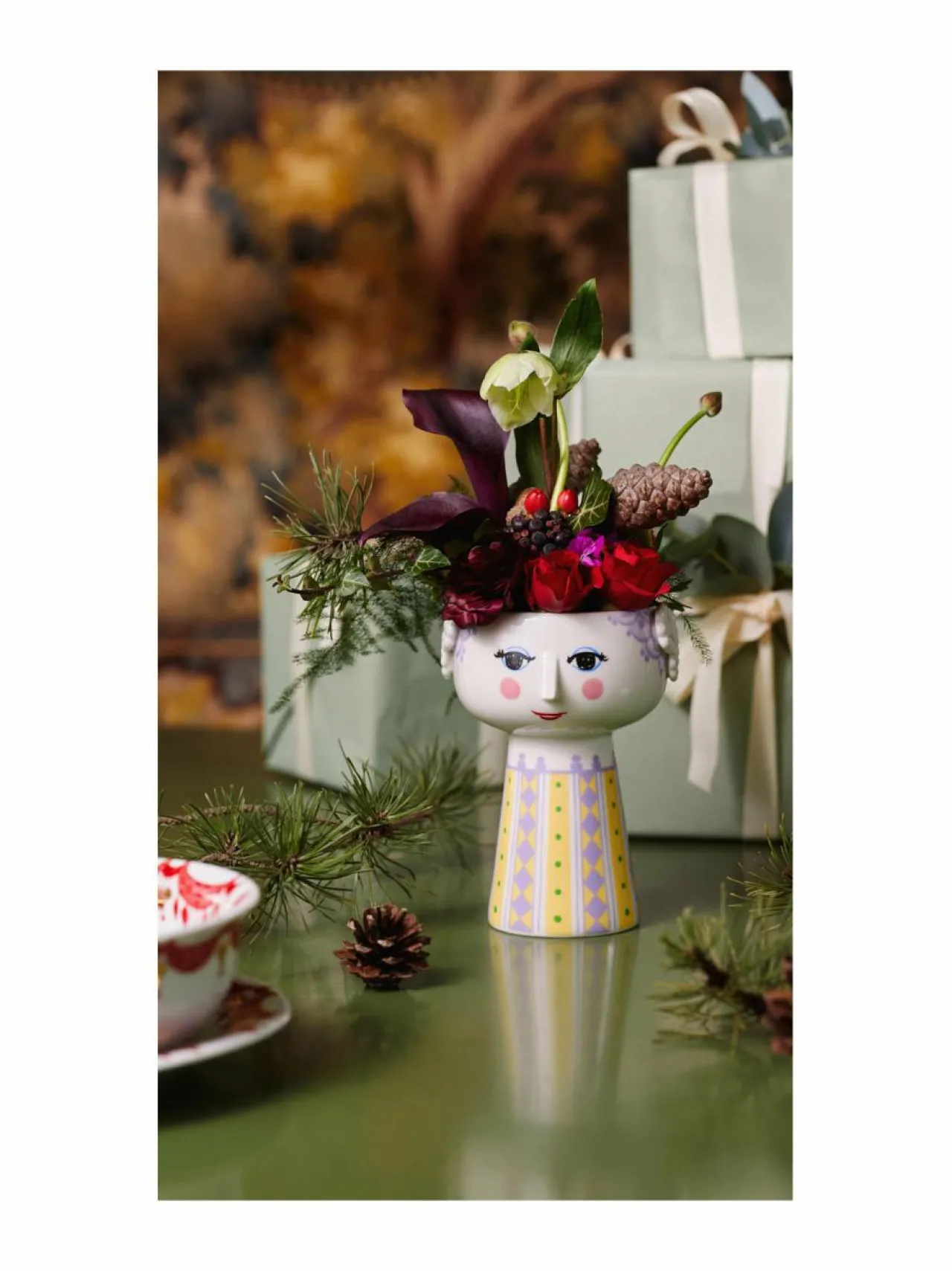 Koriste-Esineet|Bjørn Wiinblad Eva-maljakko 15 cm LAVENDER