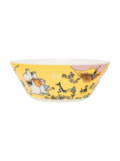 Lautaset & Kulhot|Moomin Arabia Family Time -kulho 15 cm YELLOW