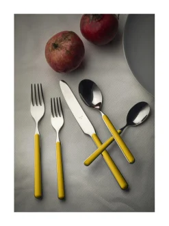 Aterimet & Tarjoiluvälineet|Mepra Fantasia aterinsetti 24 osaa YELLOW