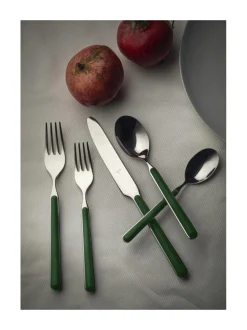 Aterimet & Tarjoiluvälineet|Mepra Fantasia aterinsetti 24 osaa GREEN