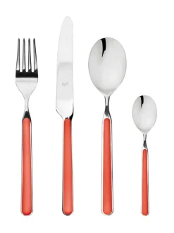 Aterimet & Tarjoiluvälineet|Mepra Fantasia aterinsetti 24 osaa NEW CORAL
