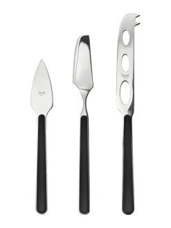 Keittiötarvikkeet|Mepra Fantasia juustoveitsisetti, 3 osaa BLACK
