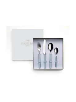 Aterimet & Tarjoiluvälineet|Mepra Fantasia lasten aterinsetti, 4 osaa LIGHT BLUE