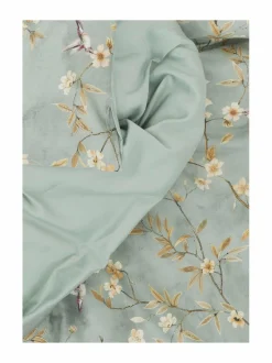 Liinavaatteet|Villa Stockmann Fantasia-pussilakana AQUA GREEN COMBO