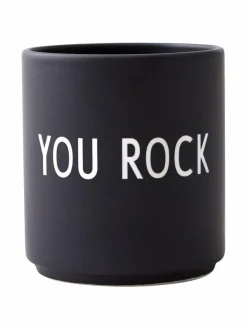 Mukit & Kupit & Asetit|Design Letters Favourite-muki, You Rock/Sunshine BLACK