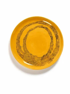 Lautaset & Kulhot|Serax Feast Sunny Swirl Dots -lautanen ⌀ 22,5 cm MULTICO
