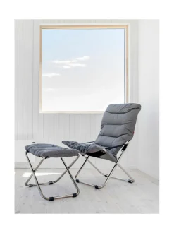 Puutarhakalusteet & Pehmusteet|FIAM Fiesta Soft aurinkotuoli MUSTA