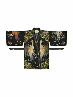 Kylpyhuonetekstiilit|Klaus Haapaniemi & Co Firebird-kimono BLACK