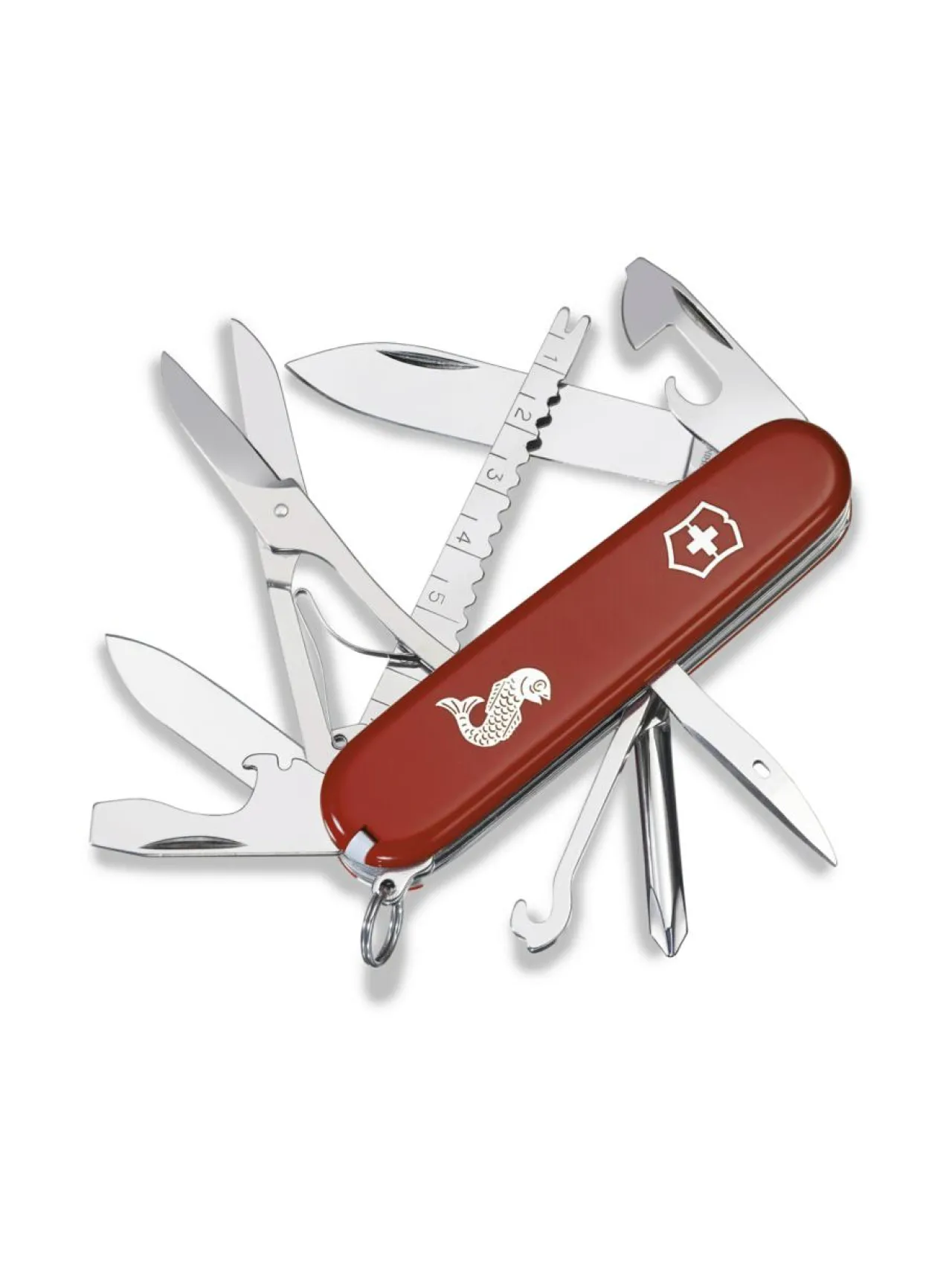 Retkeilytarvikkeet|Victorinox Swiss Army Knives Fisherman PUNAINEN