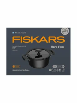Keitto- & Paistoastiat|Fiskars Hard Face -kattila 3,5 l BLACK