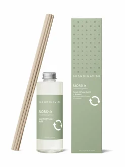 Huonetuoksut & Tuoksukynttilät|Skandinavisk Fjord-diffuuserin täyttöpakkaus 200 ml FJORD GREEN