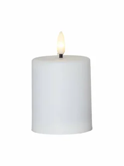 Jouluvalot|Star Trading Flamme Paula LED -kynttilä 6,1 x 6,1 x 10 cm VALKOINEN