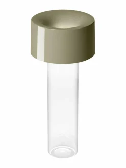 Pöytävalaisimet|Foscarini Fleur Verde Salvia -pöytävalaisin SAGE GREEN