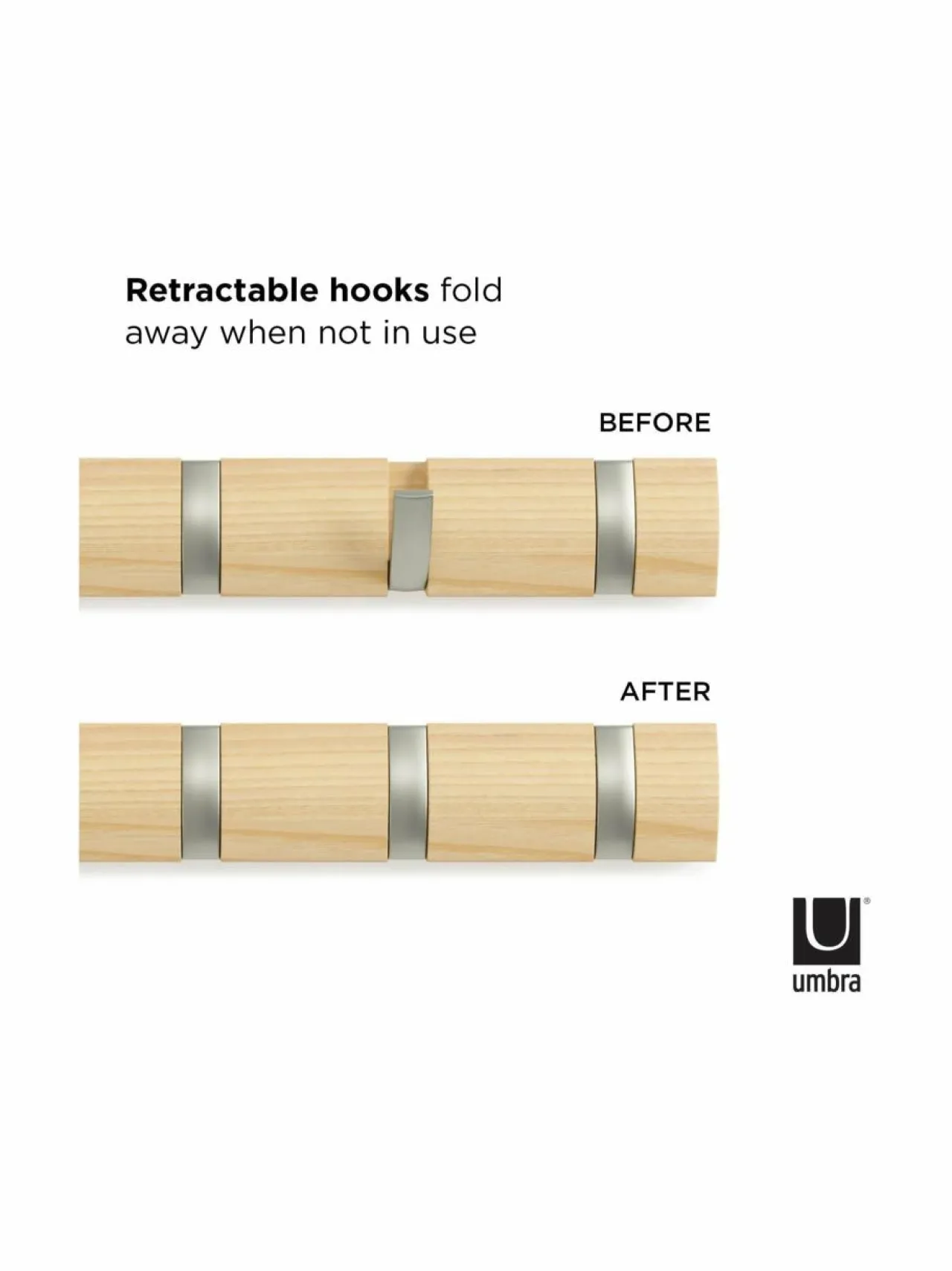 Naulakot & Koukut|Umbra Flip 5 -naulakko 50 cm NATURAL