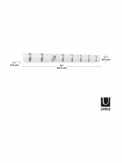 Naulakot & Koukut|Umbra Flip Hook -naulakko 82 cm WHITE