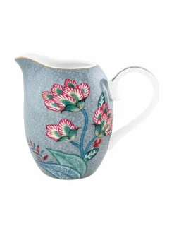 Tarjoiluastiat|PIP Studio Flower Festival -kannu 250 ml BLUE