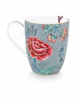 Mukit & Kupit & Asetit|PIP Studio Flower Festival Large -muki 350 ml BLUE