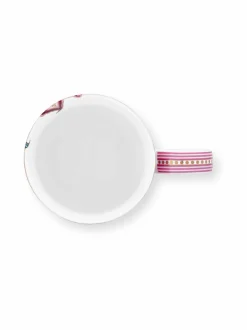 Mukit & Kupit & Asetit|PIP Studio Flower Festival XL -muki 450 ml DARK PINK