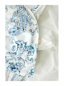 Liinavaatteet|Villa Stockmann Flujo-pussilakana SOFT WHITE/BLUE COMBO