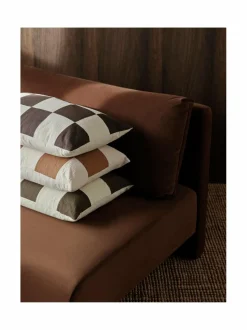 Sisustustyynyt|Ferm Living Fold Patchwork -untuvatyyny, 40 x 60 cm SUGAR KELP/UNDYED