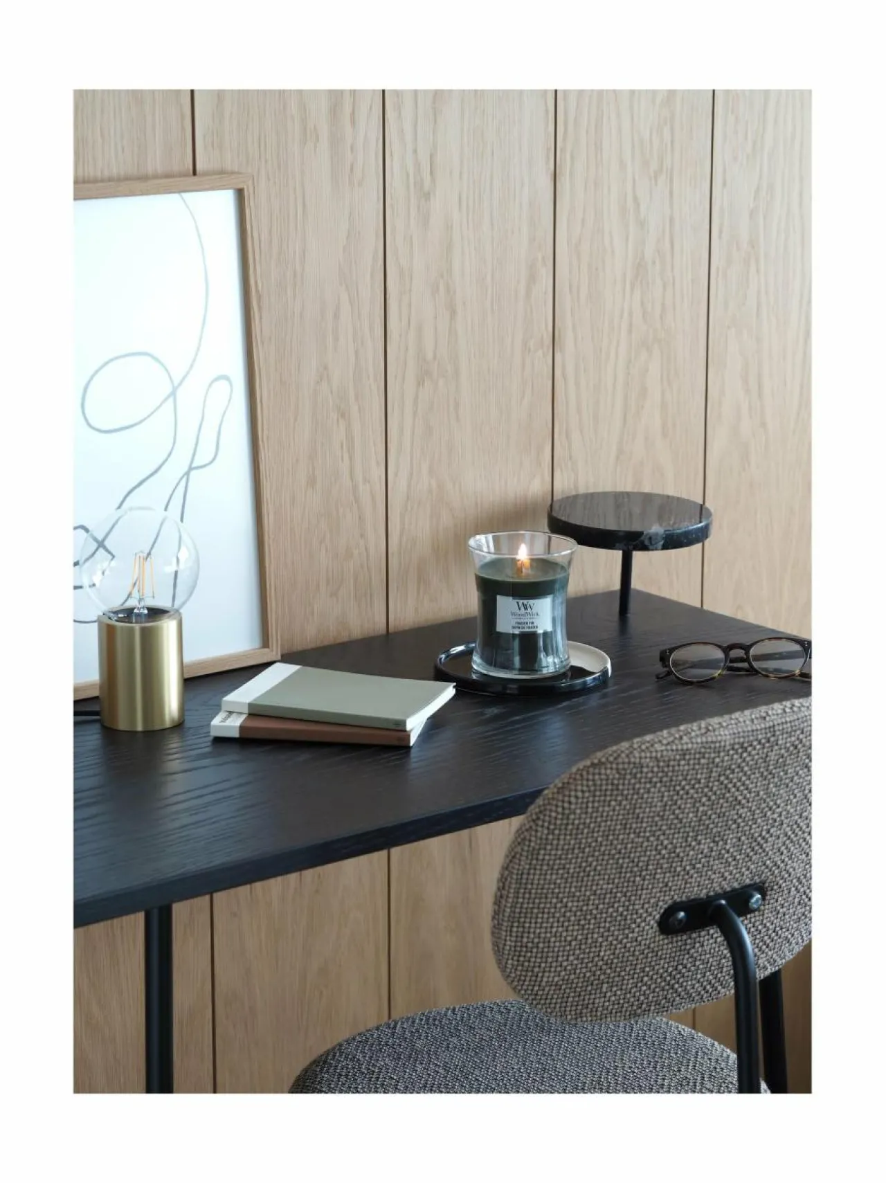 Kynttilät & Lyhdyt|Woodwick Frasier Fir Medium -tuoksukynttilä GREEN