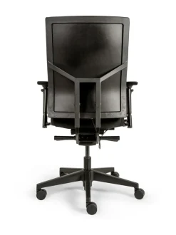 Tuolit & Jakkarat|Top-Cousins FREE 787 työtuoli - Musta verhoiltu selkänoja, musta niskatuki