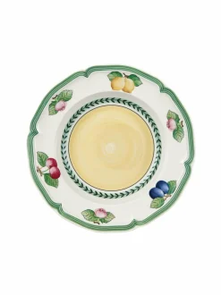 Lautaset & Kulhot|Villeroy & Boch French Garden -syvä lautanen 23 cm VALKOINEN/KUVIOLLINEN