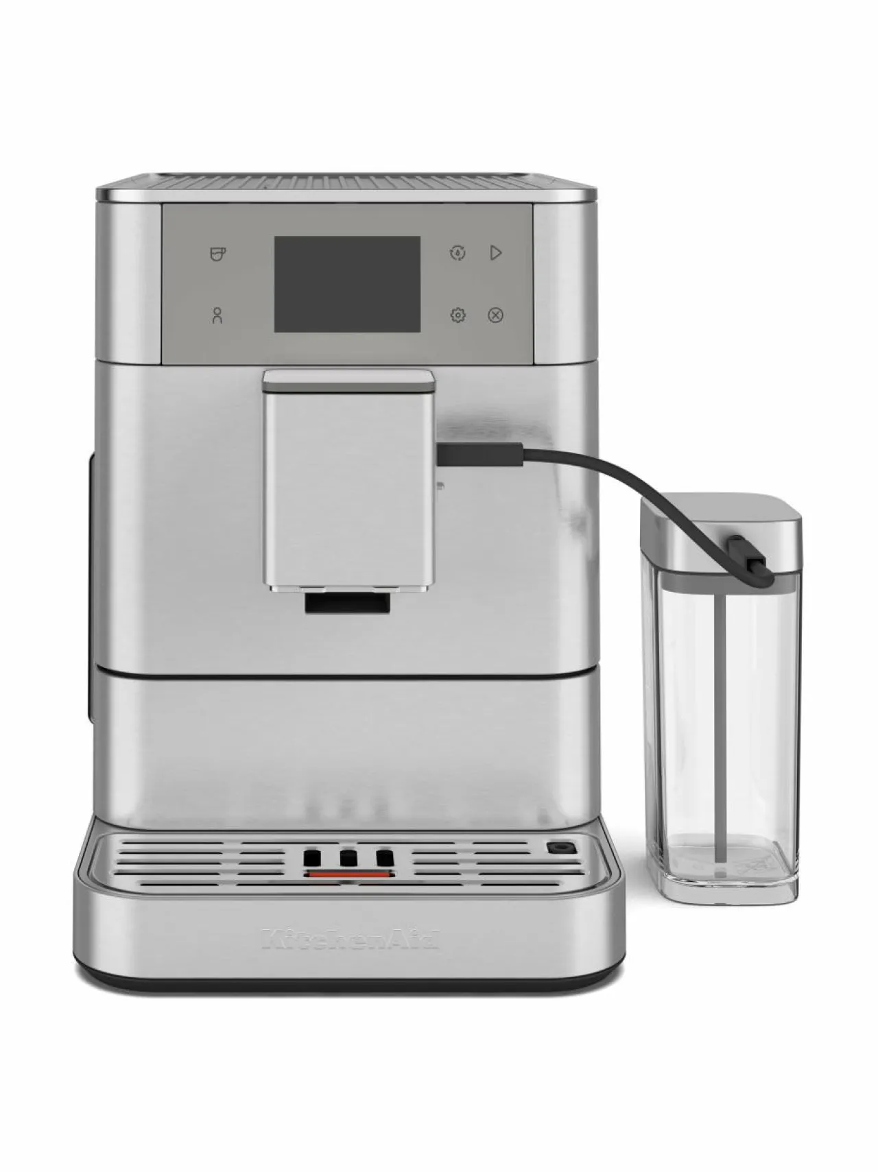 Kahvin- & Vedenkeittimet|KitchenAid Full Auto Espresso KF7 -täysautomaattinen espressokone STAINLESS STEEL