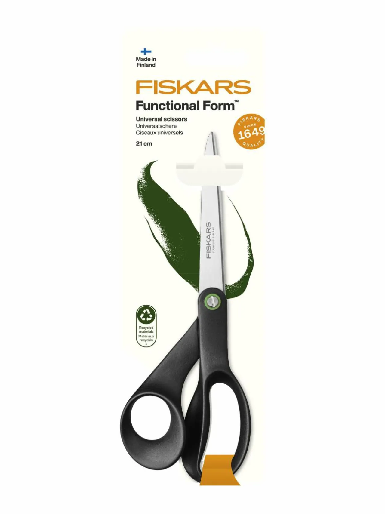 Keittiötarvikkeet|Fiskars Functional Form -yleissakset 21 cm BLACK