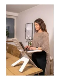 Työpöydät|ErgoFinland GetUpDesk light VALKOINEN/HARMAA