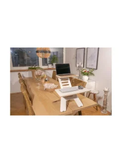 Työpöydät|ErgoFinland GetUpDesk light lisätaso VALKOINEN/HARMAA