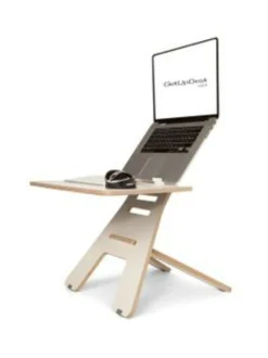 Työpöydät|ErgoFinland GetUpDesk rack kannettavan teline VALKOINEN