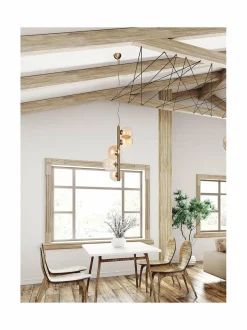 Kattovalaisimet|Design by Grönlund Glasgow 5 Vertical -kattovalaisin GOLD