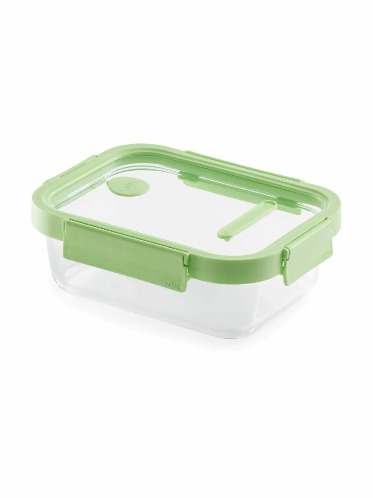 Keittiötarvikkeet|Lékué Glass-säilytysastia 640 ml GREEN