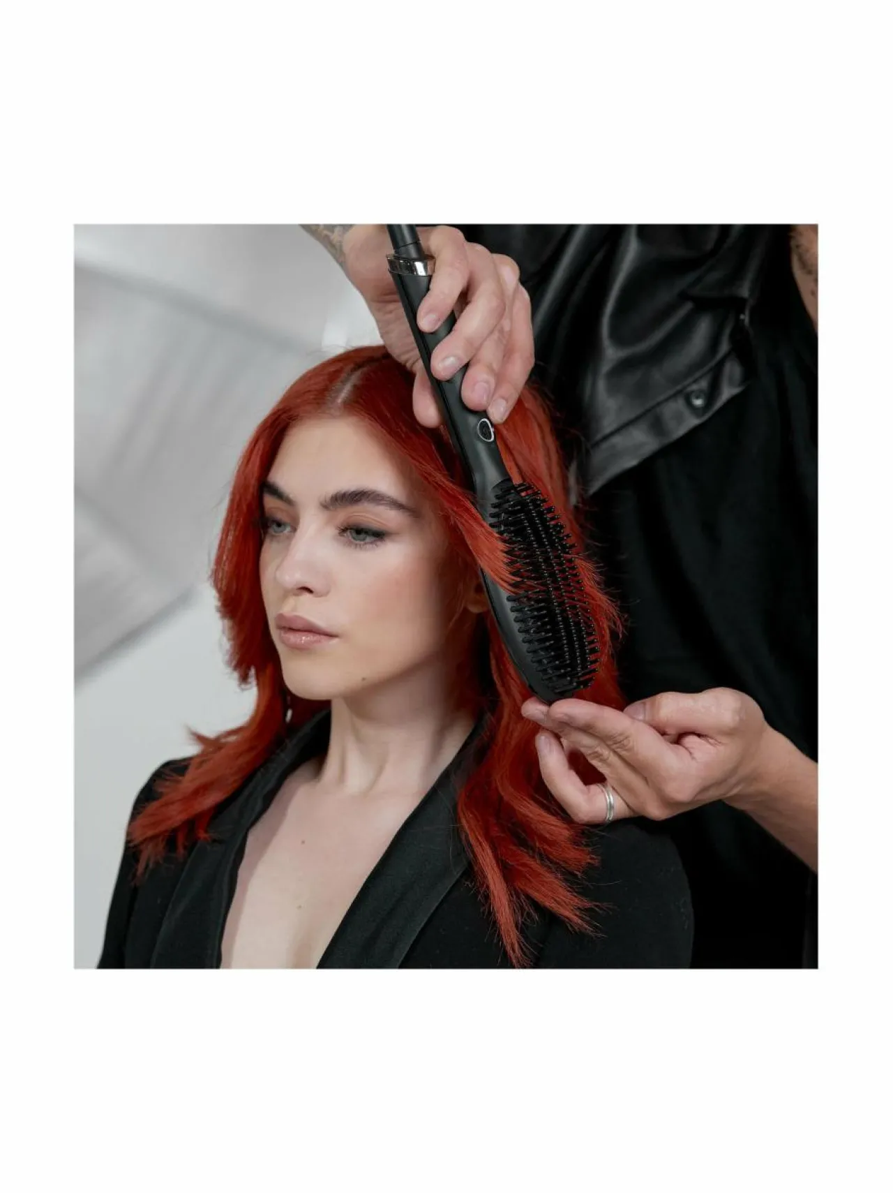 Hiustenhoito|GHD Glide Smoothing -lämpöharja BLACK