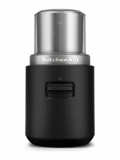 Kahvin- & Vedenkeittimet|KitchenAid Go- johdoton kahvimylly akulla BLACK MATTE