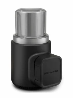 Kahvin- & Vedenkeittimet|KitchenAid Go- johdoton kahvimylly akulla BLACK MATTE