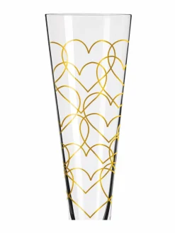 Lasit|Ritzenhoff Goldnacht Heart and Music -samppanjalasi 205 ML MULTICO