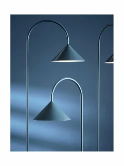 Pöytävalaisimet|Frandsen Grasp Portable -valaisin 72 cm MATT PETROLEUM