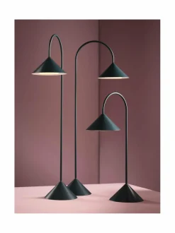 Pöytävalaisimet|Frandsen Grasp Portable -valaisin 72 cm MATT PETROLEUM